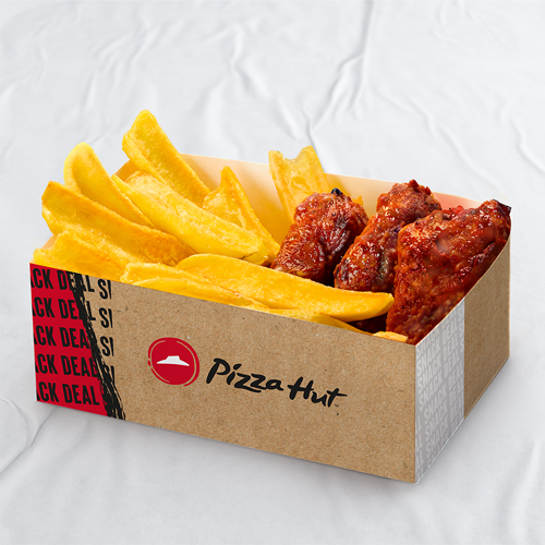 SNACK DEAL WITH CHICKEN WINGS - only at Pizza Hut